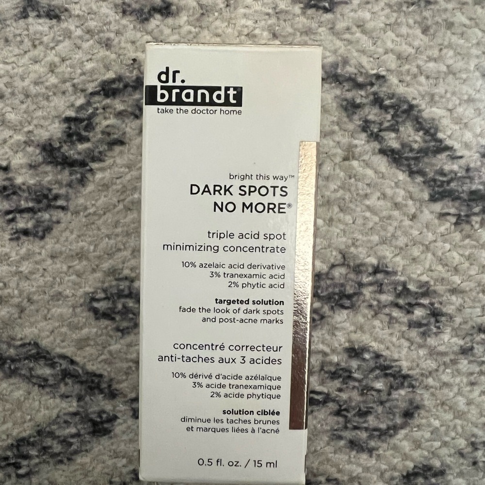 Dr. Brandt Dark Spots No More triple acid Spot minimizing concentrate